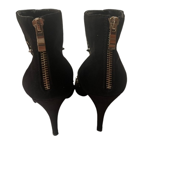 Forever 21 Stilleto Heel Black Ankle Bootie Size 7.5 - Picture 6 of 9